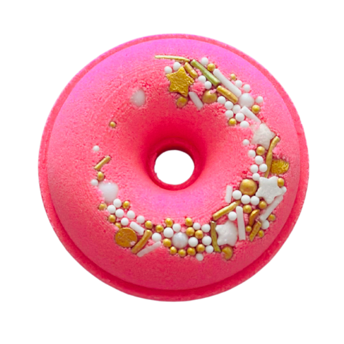 Hot Pink Lime Donut Bath Bomb