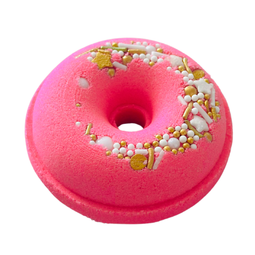 Hot Pink Lime Donut Bath Bomb