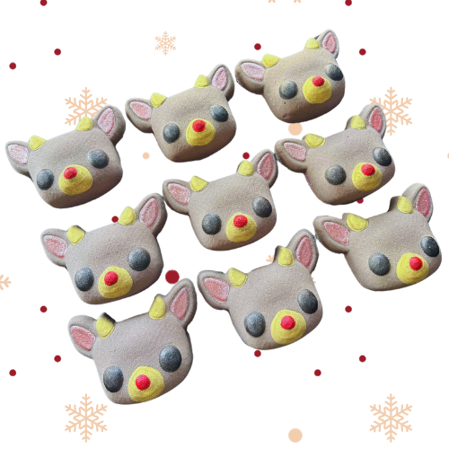 Hot Cocoa Reindeer Bath Bomb